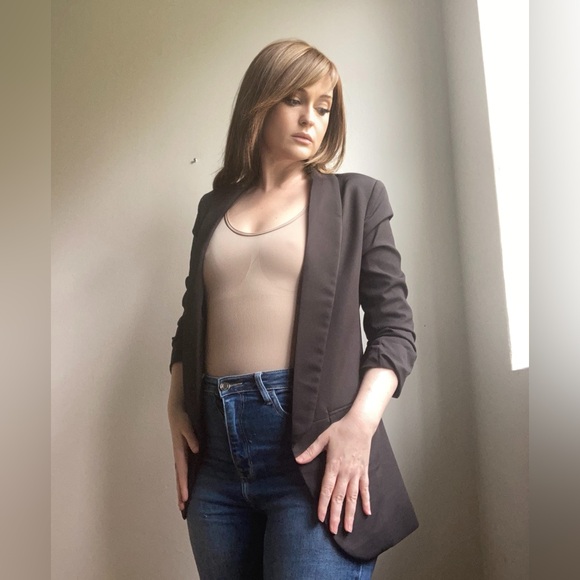 Slouchy blazer, Small, 3/4 sleeve - Picture 8 of 13